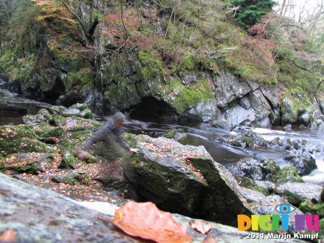 SX20933 Ghost of Wouko at Conwy Falls in Fairy Glen near Betws-y-Coed, Snowdonia